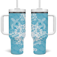 Hawaii Kanaka Maoli Tumbler With Handle Polynesian Turtle Tattoo