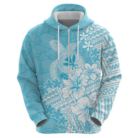 Hawaii Kanaka Maoli Zip Hoodie Polynesian Turtle Tattoo DT05 - Polynesian Pride