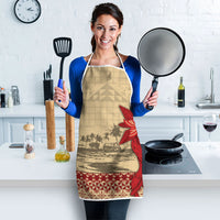 Tonga Language Week Apron Tribal Cross Ngatu Floral Pattern