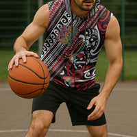 Personalised Maori Language Week Sleeveless Hoodie Ake Ake Ake Tribal Patterns