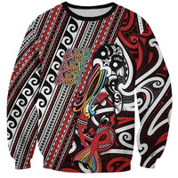 Personalised Maori Language Week Sweatshirt Ake Ake Ake Tribal Patterns