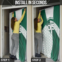 Custom Hawaii Volleyball Door Cover Shaka Aloha Hand DT05 - Polynesian Pride