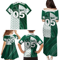 Custom Hawaii Volleyball Family Matching Puletasi and Hawaiian Shirt Shaka Aloha Hand DT05 - Polynesian Pride