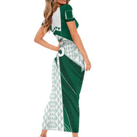 Custom Hawaii Volleyball Family Matching Short Sleeve Bodycon Dress and Hawaiian Shirt Shaka Aloha Hand DT05 - Polynesian Pride