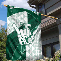 Hawaii Volleyball Garden Flag Shaka Aloha Hand