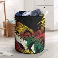 Piko Hawaiian Laundry Basket Gradient Spiral Plumeria Tribal Patterns