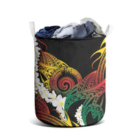 Piko Hawaiian Laundry Basket Gradient Spiral Plumeria Tribal Patterns