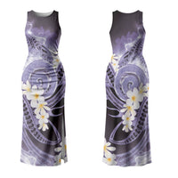 Piko Hawaiian Couples Matching Tank Maxi Dress and Hawaiian Shirt Purple Galaxy Spiral Plumeria Tribal Patterns