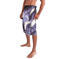 Piko Hawaiian Lavalava Purple Galaxy Spiral Plumeria Tribal Patterns