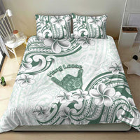Aloha Hawaii Shaka Bedding Set Hang Loose Mint Version - Polynesian Pride