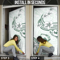 Aloha Hawaii Shaka Door Cover Hang Loose Mint Version - Polynesian Pride