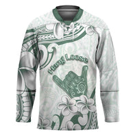 Aloha Hawaii Shaka Hockey Jersey Hang Loose Mint Version - Polynesian Pride