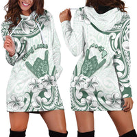 Aloha Hawaii Shaka Hoodie Dress Hang Loose Mint Version - Polynesian Pride