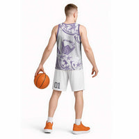 Aloha Hawaii Shaka Basketball Jersey Hang Loose Purple Version - Polynesian Pride