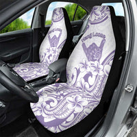 Aloha Hawaii Shaka Car Seat Cover Hang Loose Purple Version - Polynesian Pride