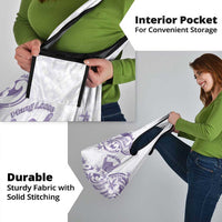 Aloha Hawaii Shaka Grocery Bag Hang Loose Purple Version - Polynesian Pride