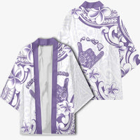 Aloha Hawaii Shaka Kimono Hang Loose Purple Version - Polynesian Pride