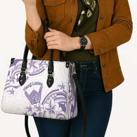 Aloha Hawaii Shaka Leather Bag Hang Loose Purple Version - Polynesian Pride