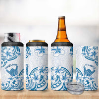 Aloha Hawaii Shaka 4 in 1 Can Cooler Tumbler Hang Loose Blue Version - Polynesian Pride