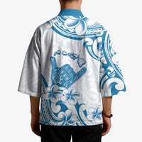 Aloha Hawaii Shaka Kimono Hang Loose Blue Version - Polynesian Pride