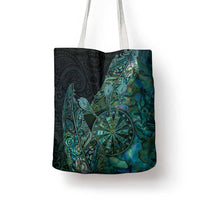 New Zealand Dart Tote Bag Maori Fern With Paua Shell - Polynesian Pride