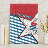 West Papua Morning Star Canvas Wall Art One People One Soul - Polynesian Pride