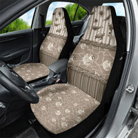 Hawaii Christmas In July Car Seat Cover Beige Mele Kalikimaka Sea Animals DT05 - Polynesian Pride