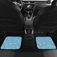 Hawaii Christmas In July Car Mats Sky Blue Mele Kalikimaka Sea Animals