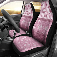 Hawaii Christmas In July Car Seat Cover Dusty Pink Mele Kalikimaka Sea Animals DT05 - Polynesian Pride