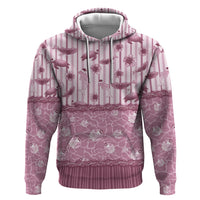 Hawaii Christmas In July Hoodie Dusty Pink Mele Kalikimaka Sea Animals DT05 Pullover Hoodie Pink - Polynesian Pride