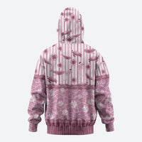 Hawaii Christmas In July Hoodie Dusty Pink Mele Kalikimaka Sea Animals DT05 - Polynesian Pride