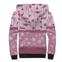 Hawaii Christmas In July Sherpa Hoodie Dusty Pink Mele Kalikimaka Sea Animals DT05 - Polynesian Pride