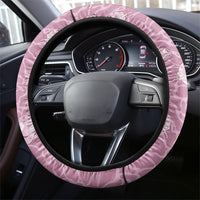 Hawaii Christmas In July Steering Wheel Cover Dusty Pink Mele Kalikimaka Sea Animals DT05 - Polynesian Pride