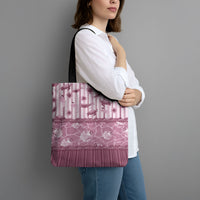 Hawaii Christmas In July Tote Bag Dusty Pink Mele Kalikimaka Sea Animals DT05 - Polynesian Pride