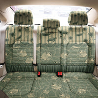 Hawaii Christmas In July Back Car Seat Cover Olive Green Mele Kalikimaka Sea Animals DT05 - Polynesian Pride