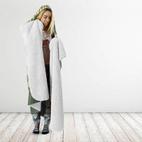 Hawaii Christmas In July Hooded Blanket Olive Green Mele Kalikimaka Sea Animals DT05 - Polynesian Pride