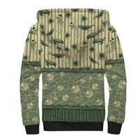 Hawaii Christmas In July Sherpa Hoodie Olive Green Mele Kalikimaka Sea Animals DT05 - Polynesian Pride