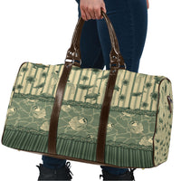 Hawaii Christmas In July Travel Bag Olive Green Mele Kalikimaka Sea Animals DT05 - Polynesian Pride