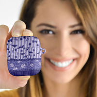 Hawaii Christmas In July AirPods Case Amethyst Purple Mele Kalikimaka Sea Animals DT05 - Polynesian Pride