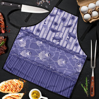 Hawaii Christmas In July Apron Amethyst Purple Mele Kalikimaka Sea Animals