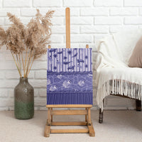 Hawaii Christmas In July Canvas Wall Art Amethyst Purple Mele Kalikimaka Sea Animals DT05 - Polynesian Pride