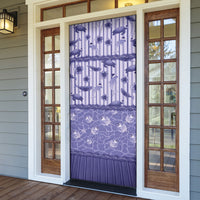 Hawaii Christmas In July Door Cover Amethyst Purple Mele Kalikimaka Sea Animals DT05 - Polynesian Pride