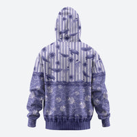 Hawaii Christmas In July Hoodie Amethyst Purple Mele Kalikimaka Sea Animals DT05 - Polynesian Pride