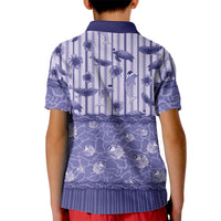 Hawaii Christmas In July Kid Polo Shirt Amethyst Purple Mele Kalikimaka Sea Animals DT05 - Polynesian Pride