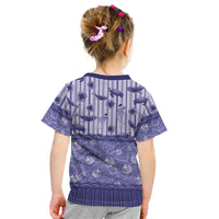 Hawaii Christmas In July Kid T Shirt Amethyst Purple Mele Kalikimaka Sea Animals DT05 - Polynesian Pride
