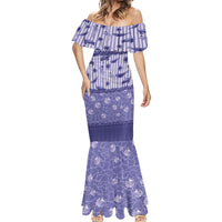 Hawaii Christmas In July Mermaid Dress Amethyst Purple Mele Kalikimaka Sea Animals DT05 - Polynesian Pride