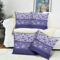 Hawaii Christmas In July Pillow Cover Amethyst Purple Mele Kalikimaka Sea Animals DT05 - Polynesian Pride