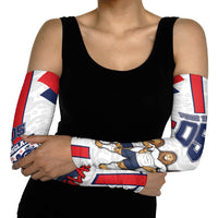 Custom England Football Arm Sleeves Three Lions Trophy St George Cross