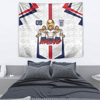 Custom England Football Tapestry Three Lions Trophy St George Cross