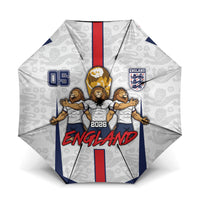 Custom England Football Umbrella Three Lions Trophy St George Cross